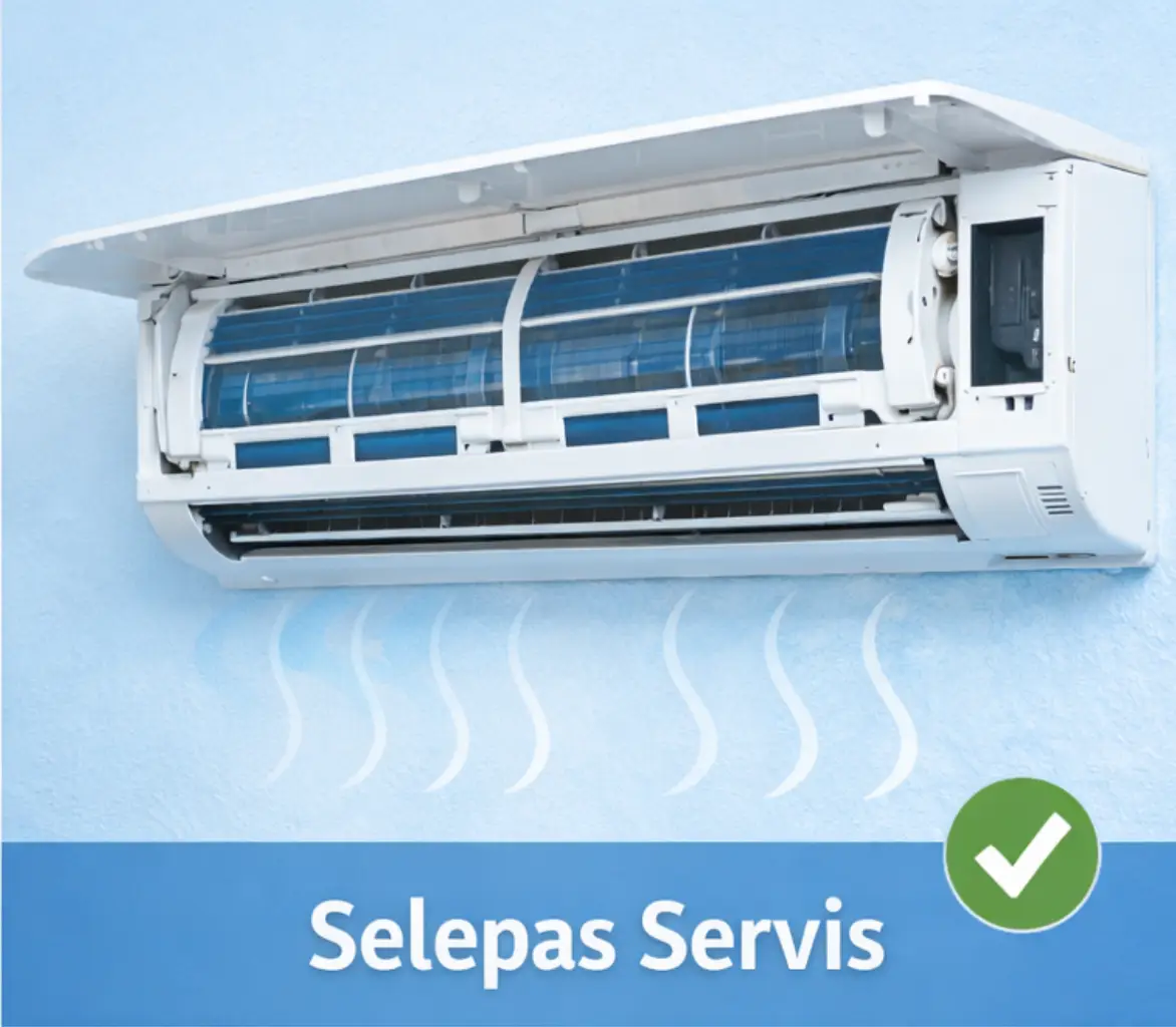 Aircond selepas servis